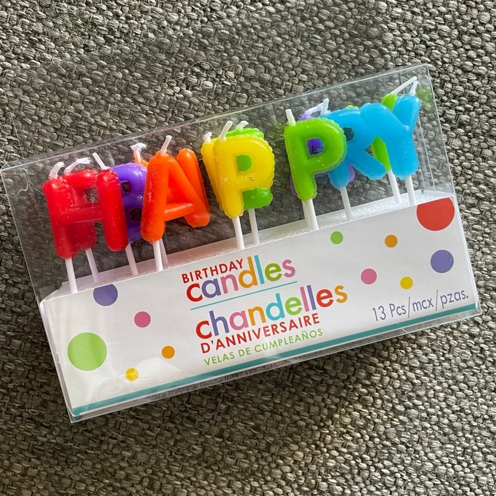 Colorful Birthday Candles Set